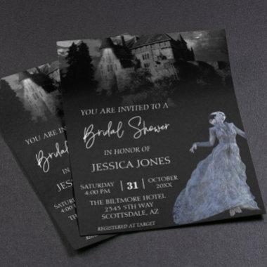 Bride of Frankenstein Bridal Shower Halloween Invitations