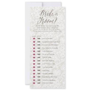 Bride or Groom -  Game