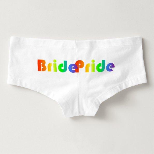 Bride Pride Ladies underwear