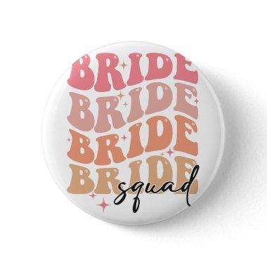 Bride Squad Groovy Theme  Bachelorett Button