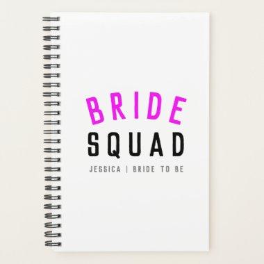 Bride Squad | Hot Pink Bachelorette Bridesmaid Planner