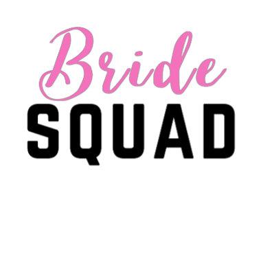 Bride Squad | Hot Pink Bachelorette Bridesmaid T-Shirt