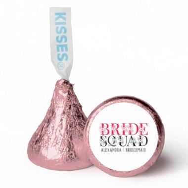 Bride Squad | Pink Bachelorette Party Bridesmaid Hershey®'s Kisses®