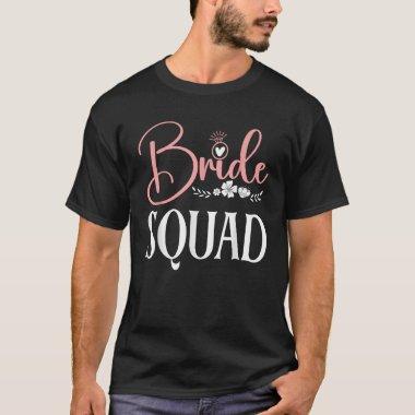 Bride Squad Wedding  Matching Family T-Shirt