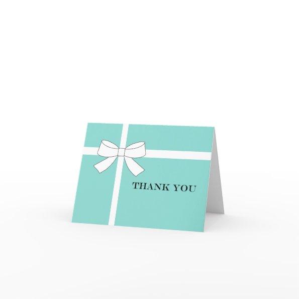 BRIDE Teal Blue Reception  Party Thank You