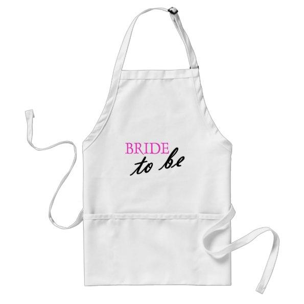 Bride To Be Adult Apron