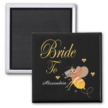 Bride To Be Bridal Personalize Magnet