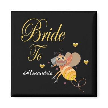 Bride To Be Bridal Personalize Magnet