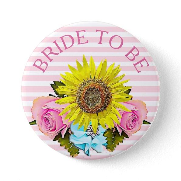 Bride to be bridal shower button
