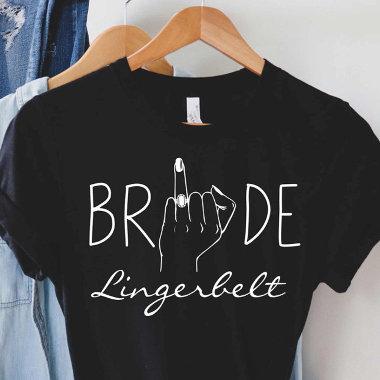 Bride To Be Gift Bachelorette Party Ring Finger T-Shirt