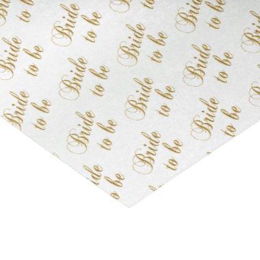 Bride to Be Script Word Pattern Tissue Paper