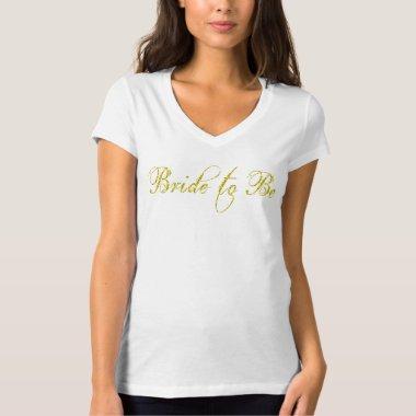 Bride to be wedding marriage bridal T-Shirt