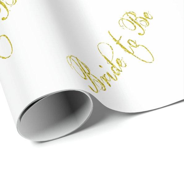 Bride to be wedding marriage bridal wrapping paper