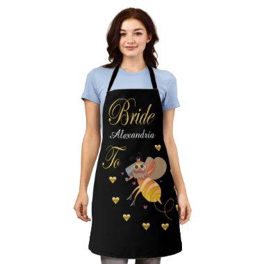 Bride To Bee Bridal Personalize Apron