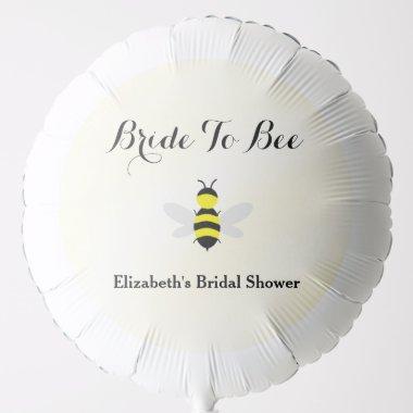 Bride To Bee  Balloon