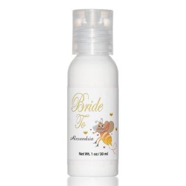 Bride To Bee Bridal Shower Favors Personalize Hand Lotion