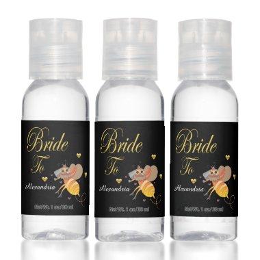 Bride To Bee Bridal Shower Favors Personalize Hand Sanitizer