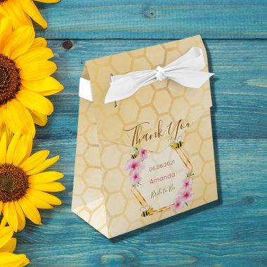 Bride to Bee Bridal shower honeycomb thank you Favor Boxes