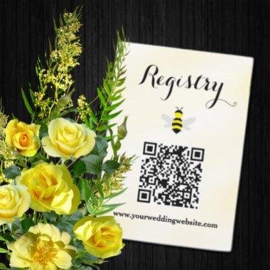 Bride To Bee  Registry Enclosure