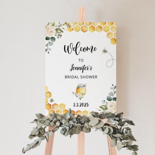 Bride to bee  welcome foam board