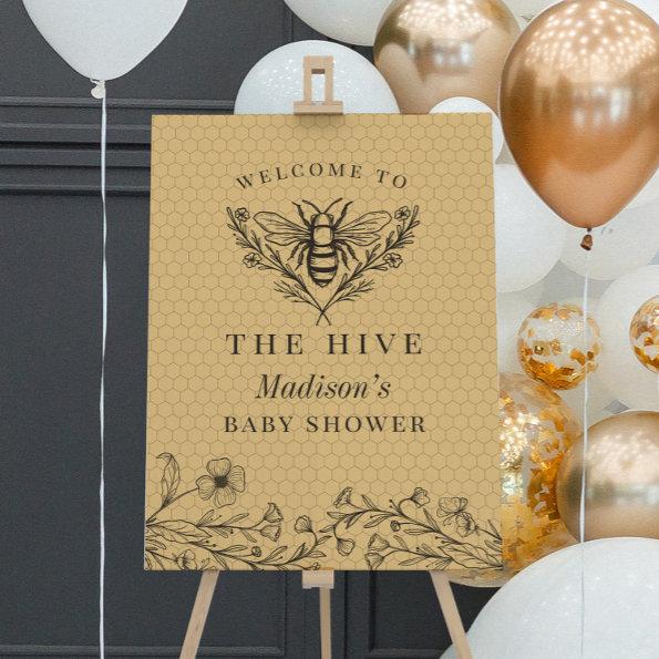 Bride to Bee Bridal Shower Welcome Sign