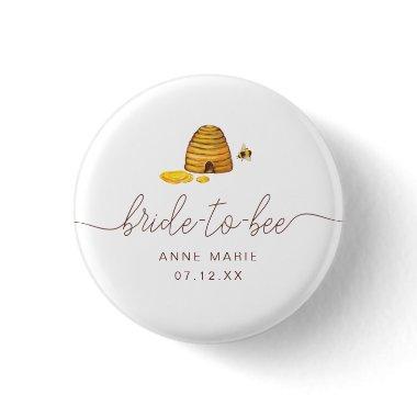 Bride to Bee Button