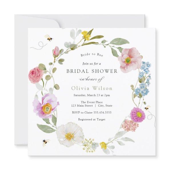 Bride to Bee Elegant Wildflower