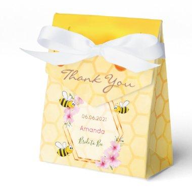 Bride to Bee honey drips  thank you Favor Boxes
