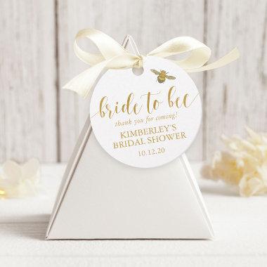 Bride to bee honey tag, Personalized Bridal shower Favor Tags