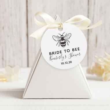 Bride to bee honey tags,  favor tag