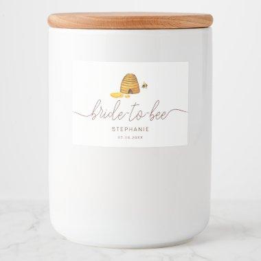 Bride to Bee Jar Label