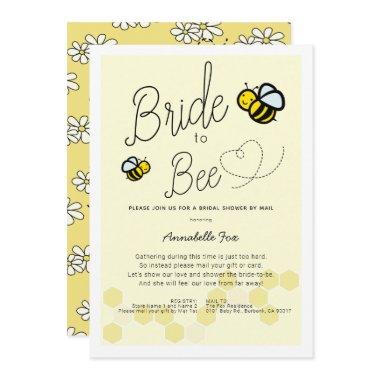 Bride to Bee Light Yellow  by Mail