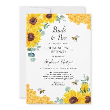 Bride To Bee Sunflower Honey  Brunch