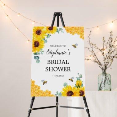 Bride To Bee Sunflowers Honeycombs Bridal Shower Foam Board