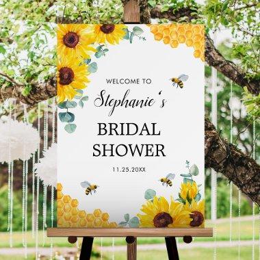 Bride To Bee Sunflowers Honeycombs  Foam Board