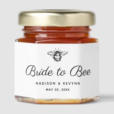 Bride to Bee Wedding Honey Jar Favors