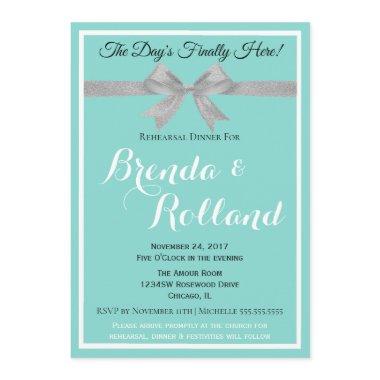 BRIDE Touch Silver Wedding Suite Rehearse Party