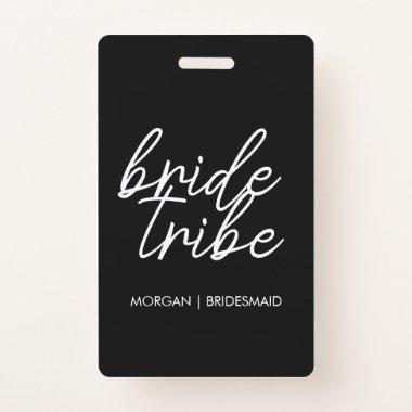 Bride Tribe | Bachelorette Bridesmaid Modern Badge