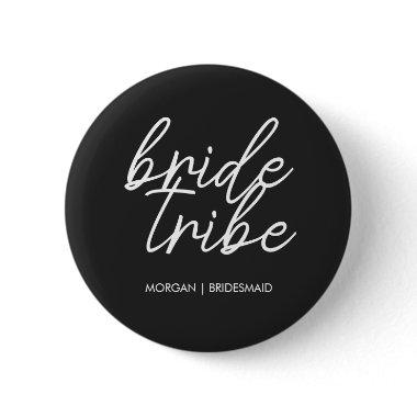 Bride Tribe | Bachelorette Bridesmaid Modern Button