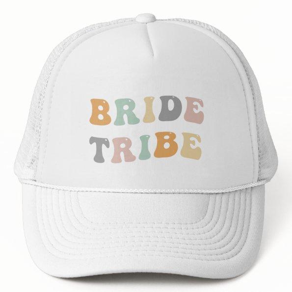 Bride Tribe Bachelorette Party 90s Classic Theme Trucker Hat