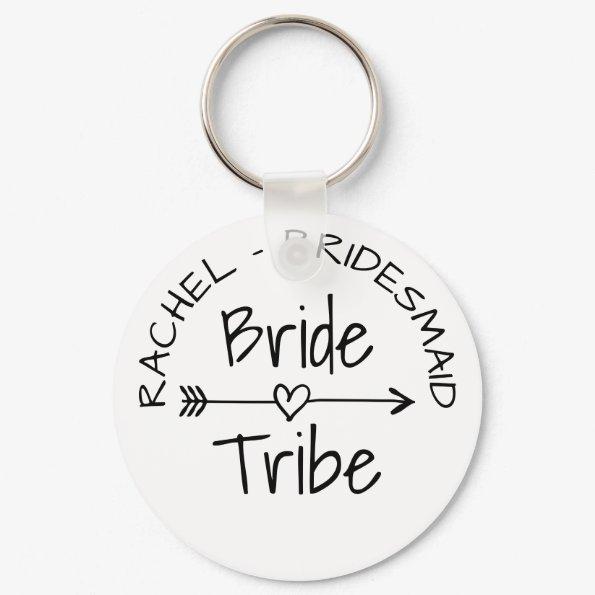 Bride Tribe bachelorette party favor keychains