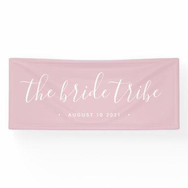 Bride Tribe Blush Pink Wedding Banner
