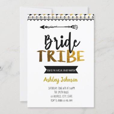 Bride tribe bridal shower party Invitations