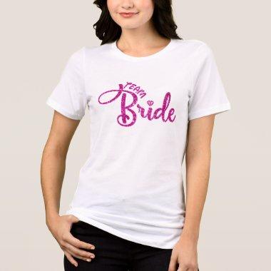 bride tribe  party team wedding shirt