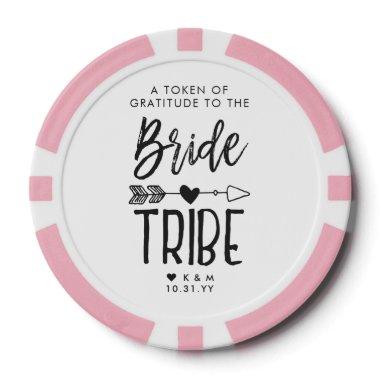 Bride Tribe | Custom Thank You Message Poker Chips