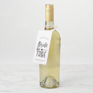Bride Tribe | Customized Name Wedding Bottle Hanger Tag