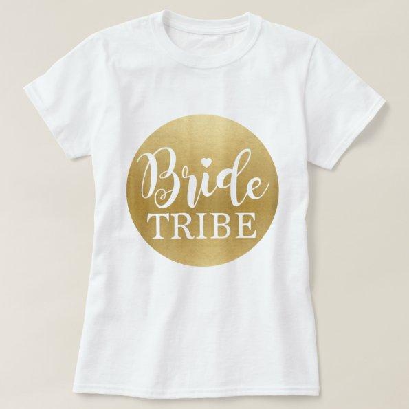 Bride Tribe Gold T-Shirt Bridal Tees Bridesmaids