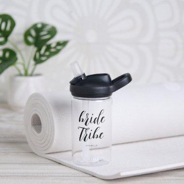 Bride Tribe Modern Minimalist Bachelorette Party Water Bottle