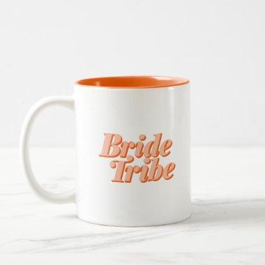 Bride Tribe Retro 70s Wedding Bridal Mug