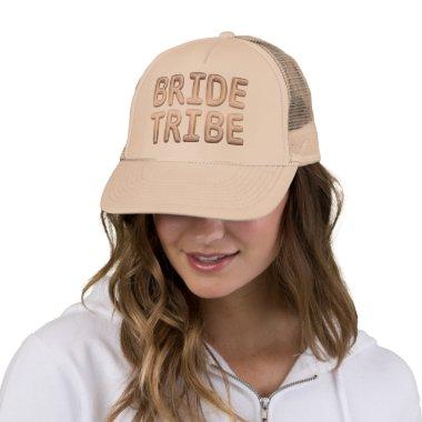 Bride Tribe Rose Gold Bachelorette Bridal Party Trucker Hat